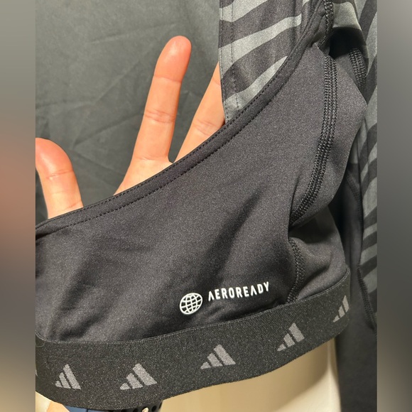 Adidas Hyperglam Long Sleeve Shirt Sz L - Picture 6 of 6